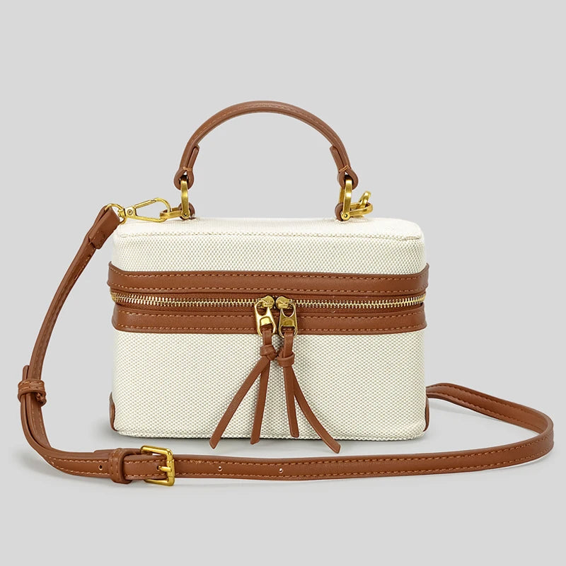 Cross Border New Popular Crossbody Women Bag Single Shoulder Hand Held Hard Fashionable Small Square Bag